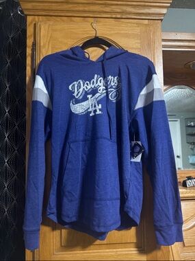 Los Angeles Dodgers Royal Blue Hooded Pullover Sweater